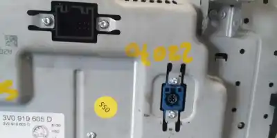 Peça sobressalente para automóvel em segunda mão módulo / sistema de navegação gps por skoda superb (3v3) active referências oem iam   