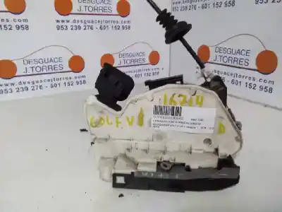 Peça sobressalente para automóvel em segunda mão fechadura da porta traseira direita por volkswagen golf vi (5k1) 2.0 tdi referências oem iam 