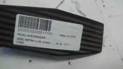 Автозапчастина б/у педаль акселератора для opel astra j lim. cosmo посилання на oem iam 13252702