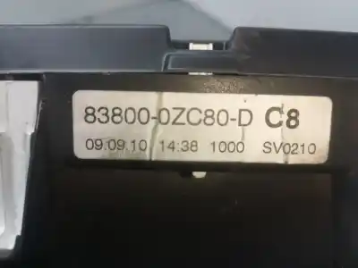 Peça sobressalente para automóvel em segunda mão quadrante por toyota auris (_e15_) 2.0 d-4d (ade150_) referências oem iam 838000zc80  