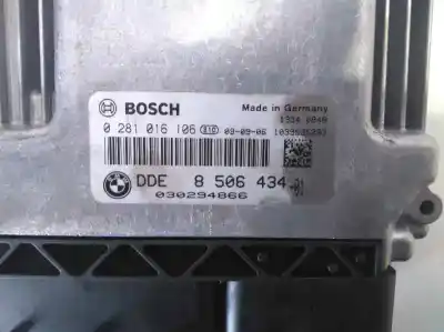 Pezzo di ricambio per auto di seconda mano centralina motore per bmw serie 1 berlina (e81/e87) 118d riferimenti oem iam 0 281 016 106