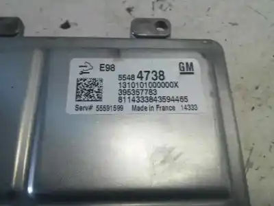 Second-hand car spare part ecu engine control for opel astra j lim. selective oem iam references 5548 4738 395357783 55591599