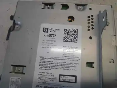 Автозапчастина б/у gps навігаційна система для opel astra j lim. selective посилання на oem iam 95247248  14780371