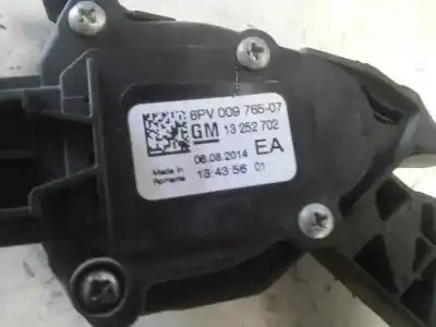 Автозапчастина б/у педаль акселератора для opel astra j lim. selective посилання на oem iam 13 252 702  