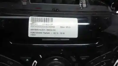Pezzo di ricambio per auto di seconda mano impianto audio / radio cd per ford b-max titanium 90 cv / 66 kw riferimenti oem iam   