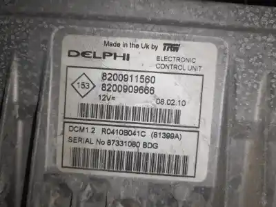 Second-hand car spare part ecu engine control for renault clio iii authentique oem iam references 8200911560  8200909666