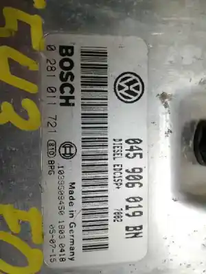 Peça sobressalente para automóvel em segunda mão centralina de motor uce por volkswagen fox (5z1) básico referências oem iam 0 281 011 721