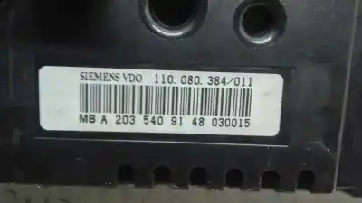 Second-hand car spare part dashboard for mercedes-benz clase clc (cl203) clc 220 cdi (203.708) oem iam references a 203 540 91 48 030015