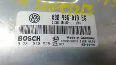 Автозапчасти б/у блок управления двигателем за skoda superb i (3u4) 1.9 tdi ссылки oem iam 0 281 010 928  
