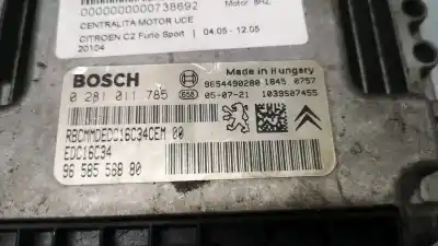 Peça sobressalente para automóvel em segunda mão centralina de motor uce por citroen c2 furio referências oem iam 0 281 011 785
