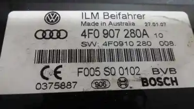Peça sobressalente para automóvel em segunda mão módulo de confort / bsi /bcm por audi a6 c6 (4f2) 2.7 tdi referências oem iam 