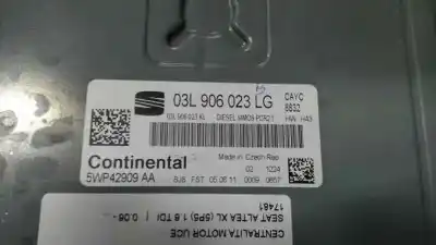 Автозапчасти б/у блок управления двигателем за seat altea xl (5p5) reference ecomotive ссылки oem iam 5wp42909 aa  03l 906 023 lg