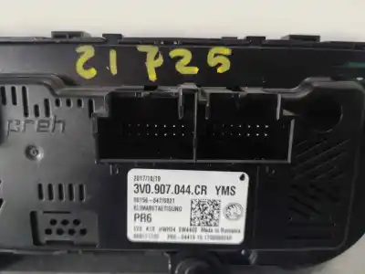 İkinci el araba yedek parçası isitma / klima kontrolü için skoda superb iii (3v3) 2.0 tdi oem iam referansları 3v0 907 044 cr  