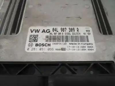Second-hand car spare part ecu engine control for skoda superb (3v3) active oem iam references 0 281 031 066  04l 907 309 r