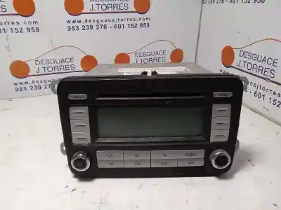 Second-hand car spare part audio system / radio cd for volkswagen jetta iii (1k2) 1.9 tdi oem iam references 1k0 035 166 t  