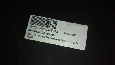 Автозапчастина б/у центральний подлокник для audi a3 (8p) 2.0 tfsi ambition quattro посилання на oem iam   