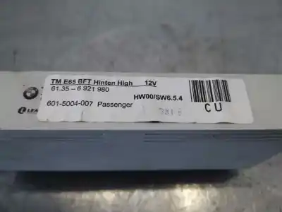 Second-hand car spare part electronic module for bmw serie 7 (e65/e66) 745i oem iam references 61.35-6 921 980  