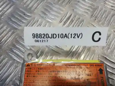 Peça sobressalente para automóvel em segunda mão centralina de airbag por nissan qashqai (j10) acenta 4x4 referências oem iam 98820jd10a