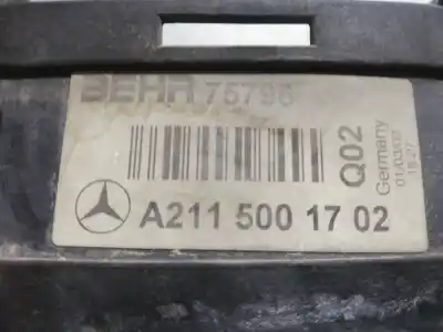 İkinci el araba yedek parçası su radyatörü için mercedes clase e (bm 211) berlina om 646.961 oem iam referansları   