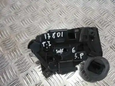 Peça sobressalente para automóvel em segunda mão fechadura da porta traseira esquerda por volkswagen golf vi (5k1) 1.4 tsi referências oem iam 5k4 839 015 m