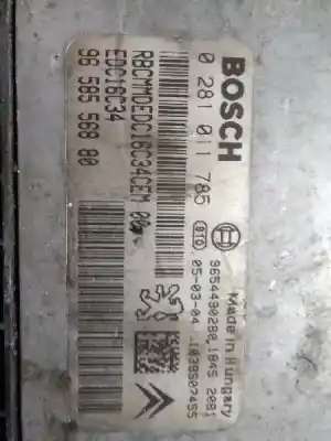 Peça sobressalente para automóvel em segunda mão centralina de motor uce por citroen c2 collection referências oem iam 0 281 011 785