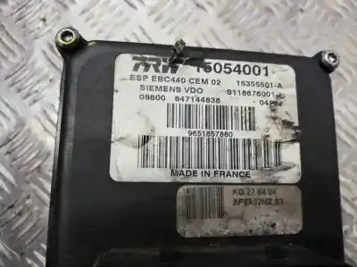 Peça sobressalente para automóvel em segunda mão abs por peugeot 407 st confort referências oem iam trw 15054001