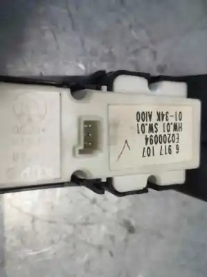 Peça sobressalente para automóvel em segunda mão botão / interruptor elevador vidro traseiro esquerdo por bmw serie 7 (e65/e66) 745i referências oem iam 6917107  e020094