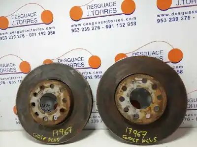 Piesă de schimb auto la mâna a doua disc de frâna partea din fațã pentru volkswagen golf plus (521) advance referințe oem iam 