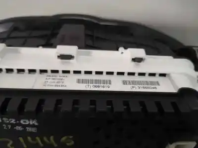 Peça sobressalente para automóvel em segunda mão quadrante por volvo v40 kinetic 122 cv / 90 kw referências oem iam   