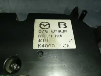 Peça sobressalente para automóvel em segunda mão comando de sofagem (chauffage / ar condicionado)  por mazda 3 lim. (bl) luxury referências oem iam bbp361190k  