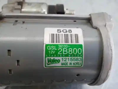Pezzo di ricambio per auto di seconda mano motorino di avviamento per kia sportage iv (ql, qle) 1.6 gdi riferimenti oem iam 1215583