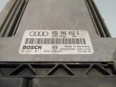 Peça sobressalente para automóvel em segunda mão centralina de motor uce por audi a3 (8p1) 2.0 tdi 16v referências oem iam 0 281 011 364  03g 906 016 g