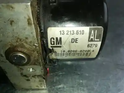 Peça sobressalente para automóvel em segunda mão abs por opel astra h berlina 1.7 16v cdti referências oem iam 13213610