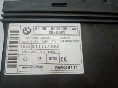 Pezzo di ricambio per auto di seconda mano modulo elettronico per bmw 5 (e60) 520 i riferimenti oem iam 61356939400xx