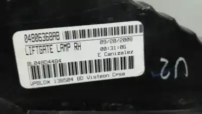 Second-hand car spare part interior rear right light for dodge journey se oem iam references   