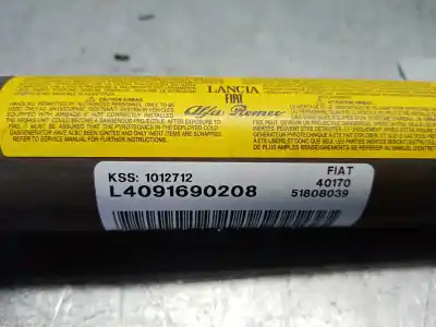 Recambio de automóvil de segunda mano de airbag cortina delantero izquierdo para lancia delta (181) oro referencias oem iam l4091690208 40170 1012712