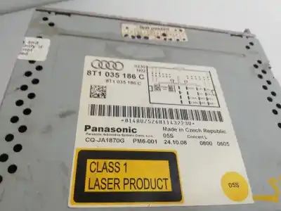 Peça sobressalente para automóvel em segunda mão sistema de áudio / rádio cd por audi a5 coupe (8t) 2.7 tdi referências oem iam 8t1035186c