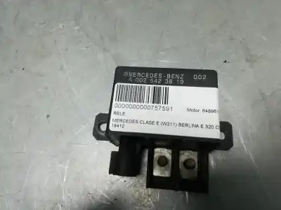 Second-hand car spare part relay for mercedes clase e (bm 211) berlina om 648.961 oem iam references a0025423819