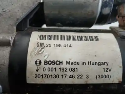 Piesă de schimb auto la mâna a doua electromotor pentru opel corsa e color edition referințe oem iam 25198414