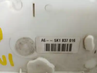 Peça sobressalente para automóvel em segunda mão fechadura da porta dianteira direita por volkswagen golf vi (5k1) 2.0 tdi referências oem iam 5k1837016