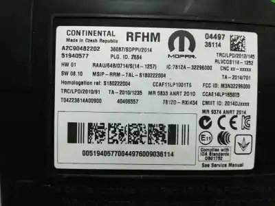 Second-hand car spare part electronic module for jeep renegade 2.0 m-jet oem iam references a2c90482202  