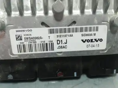 Peça sobressalente para automóvel em segunda mão centralina de motor uce por volvo c30 (533) 2.0 d referências oem iam 5ws40562a  