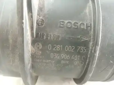 Автозапчастина б/у витратомір повітря для audi a4 avant (8k5) (2008) básico посилання на oem iam 03g906461c  0281002735