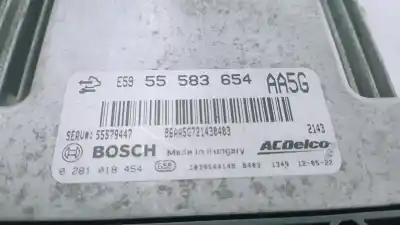 Second-hand car spare part ecu engine control for opel meriva b essentia 95 cv / 70 kw oem iam references 55583654