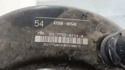 Peça sobressalente para automóvel em segunda mão servo freio por toyota yaris active referências oem iam 472000d540