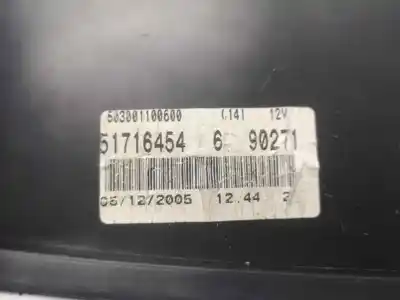 Piesă de schimb auto la mâna a doua CEAS BORD pentru FIAT GRANDE PUNTO (199_)  Referințe OEM IAM 51716454  