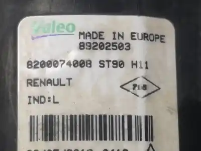 Second-hand car spare part left fog light for dacia duster laureate 4x2 oem iam references 89202503  