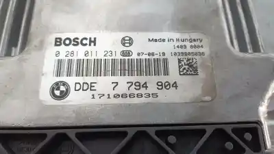 Second-hand car spare part ecu engine control for bmw serie 7 (e65/e66) 730d oem iam references 77947904 171066835 0281011231