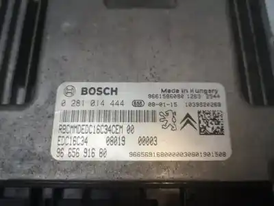 Second-hand car spare part ecu engine control for peugeot bipper básico oem iam references 9661586080  