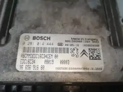 Second-hand car spare part ecu engine control for citroen nemo sx oem iam references 103952026  9665691680